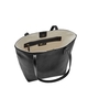 Personalized Black Ella Leather Travel Tote Bag Image 2 of 3